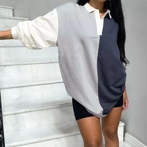 ASOS DESIGN Petite / XS, size 0 sweatshirt dress